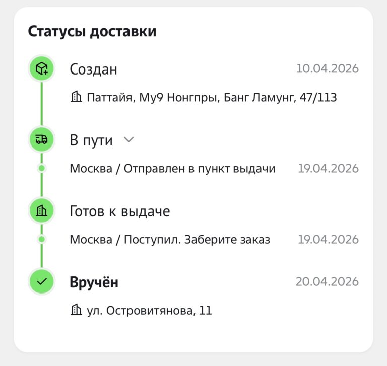 Сроки доставки из Таиланда в разные регионы РФ: Честный прогноз